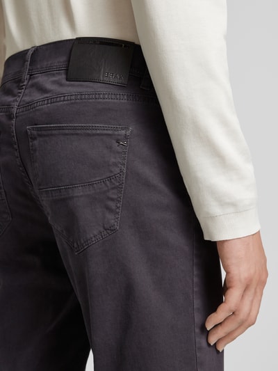 Brax Broek met achterzakken, model 'CADIZ' Antraciet - 3