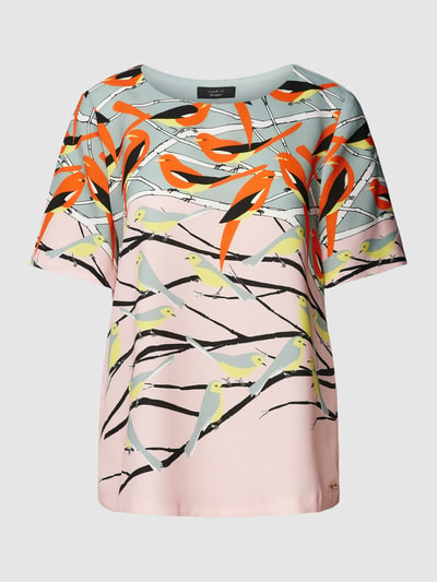 Marc Cain Blusenshirt mit U-Boot-Ausschnitt Petrol 2