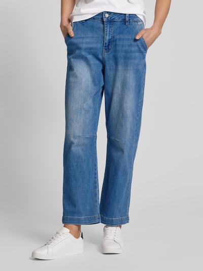 Buena Vista Jeans met Franse steekzakken Blauw - 4