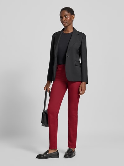 Brax Straight Fit Jeans im 5-Pocket-Design Modell 'STYLE.SHAKIRA' Bordeaux 1