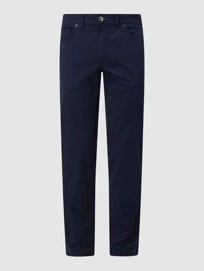 Brax Straight fit broek met stretch, model 'Cadiz' Donkerblauw - 2