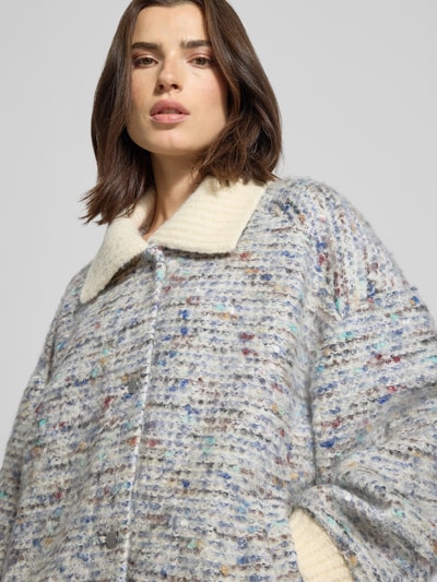 Iro Strickjacke mit Knopfleiste Ecru 3