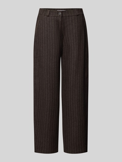 Raphaela By Brax Barrel Fit Hose mit Viskose-Anteil Modell 'Peggy O' Dunkelbraun 1