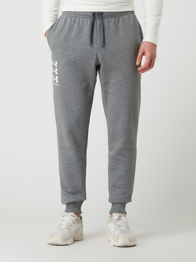 Under Armour Loose fit sweatbroek met logo - ColdGear® Middengrijs gemêleerd - 4