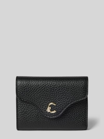 Coccinelle Portemonnaie mit Label-Applikation Black 1