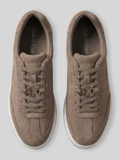 CK Calvin Klein Sneaker aus echtem Rindsleder mit Logo-Details Taupe 3