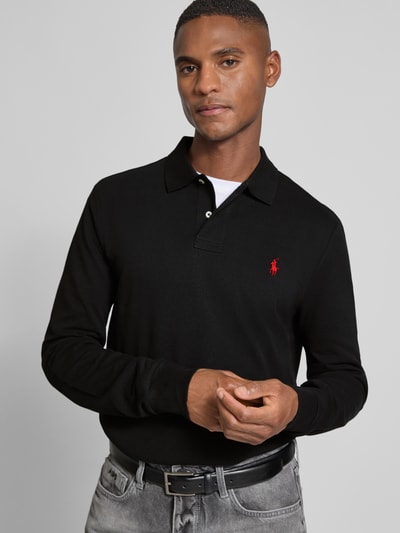 Polo Ralph Lauren Poloshirt mit Label-Stitching Black 3