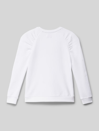 Guess Longsleeve mit Label-Stitching Modell 'ACTIVE' Weiss 3