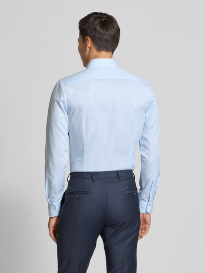 OLYMP No. Six Super slim fit zakelijk overhemd met kentkraag Bleu - 5