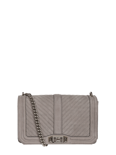 REBECCA MINKOFF Crossbody Bag mit Steppnähten  Hellgrau 2