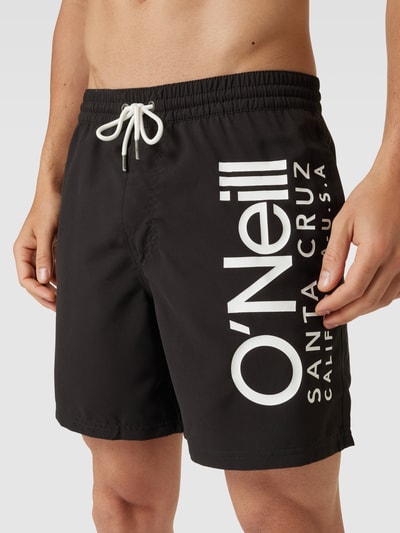 ONeill Zwembroek met labelprint, model 'Original Cali' Zwart - 3