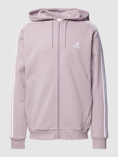 ADIDAS SPORTSWEAR Bluza rozpinana z wyhaftowanym logo Brudnoróżowy 2