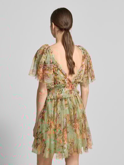 LACE & BEADS Cocktailkleid mit Volants Gruen 5