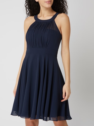 Paradi Cocktailkleid aus Chiffon Marine 4