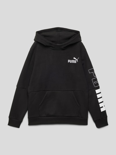 Puma Hoodie mit Label-Stitching Modell 'PUMA POWER' Black 1