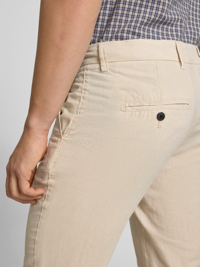 JACK & JONES tapered fit broek met steekzakken model 'STACE' Lichtgrijs - 3