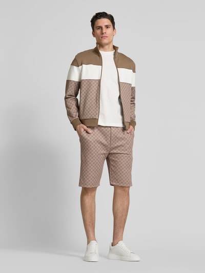 JOOP! Collection Sweatjacke mit Stehkragen Modell 'Basilio' Beige 1