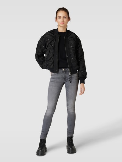 Tommy Jeans Jeans mit Reißverschluss mit Label-Patch und Denim-Look Black 1