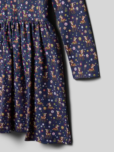 Happy Girls Midi-jurk met ronde hals Marineblauw - 2