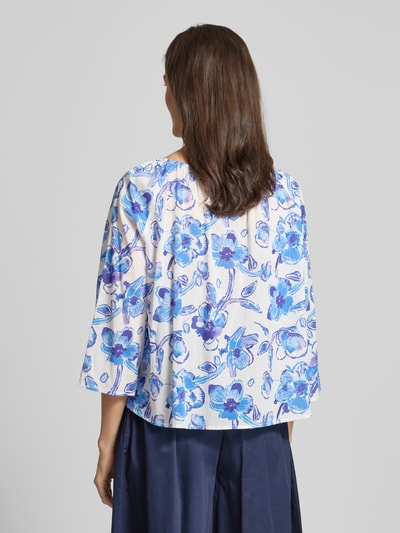 Christian Berg Woman Regular Fit Bluse mit 3/4-Arm Blau 5