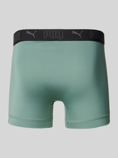 Puma Boxershort met labeldetail in een set van 2 stuks Lindegroen - 3