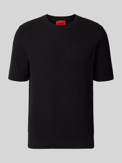 HUGO Regular Fit T-Shirt aus reiner Baumwolle Modell 'SAFFON' Black 2