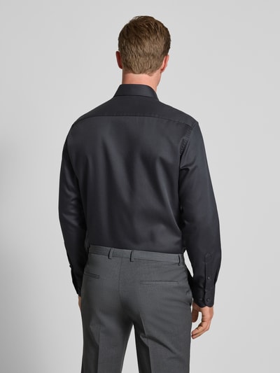 ETERNA Modern Fit Businesshemd mit Knopfleiste Anthrazit 5