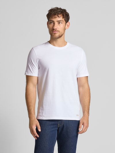 Cinque T-shirt met ronde hals, model 'Dani' Wit - 4