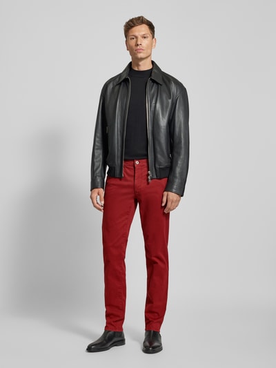 Brax Broek met achterzakken, model 'CADIZ' Rood - 1