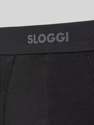 Sloggi Slip mit elastischem Label-Bund Modell 'EVER' Black 2