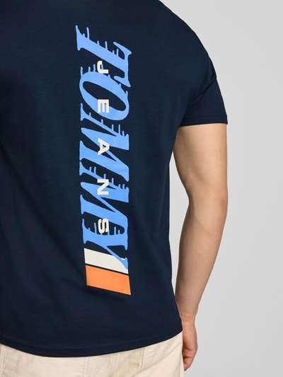 Tommy Jeans Regular Fit T-Shirt aus reiner Baumwolle  Marine 3