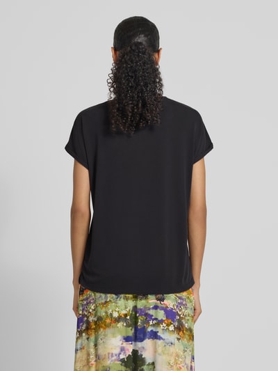 Christian Berg Woman T-shirt z mieszanki modalu z okrągłym dekoltem Czarny 5
