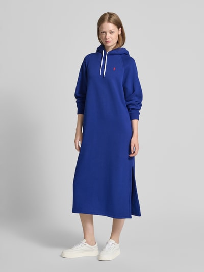 Polo Ralph Lauren Sweatkleid mit Kapuze Blau 1