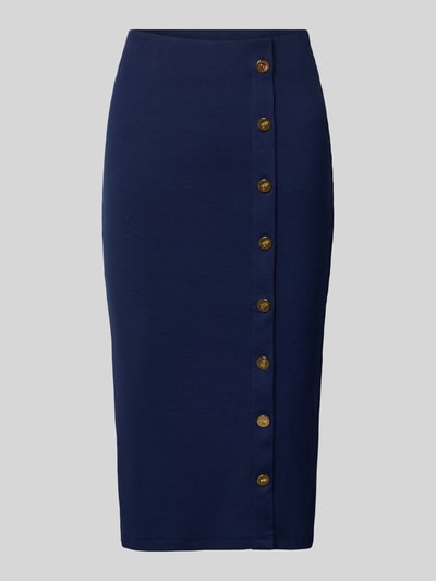 Lauren Ralph Lauren Midirock mit Knopfleiste Modell 'TARVER' Marine 1
