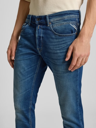 Replay Tapered Fit Jeans im 5-Pocket-Design Modell 'WILLBI' Jeansblau 3