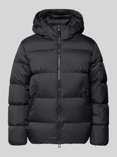 Marc O'Polo Regular fit donsjack met capuchon, model 'PUFFA' Zwart - 2