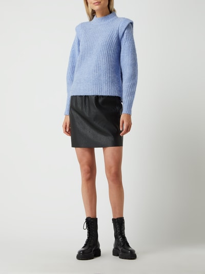 Vero Moda Pullover mit Ballonärmeln Modell 'Pekan' Hellblau 1