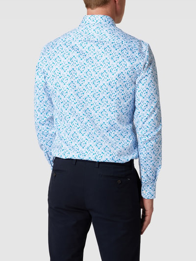 Jake*s Business-Hemd mit floralem Muster Weiss 5