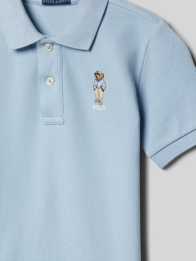 Polo Ralph Lauren Kids Koszulka polo z wyhaftowanym logo Błękitny 2