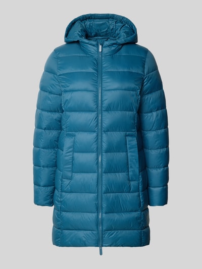 Christian Berg Woman Selection Gewatteerde jas met capuchon Petrol - 2
