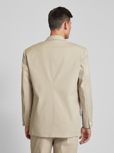 BOSS Oversized colbert met dubbele knoopsluiting, model 'Boss' Beige - 5