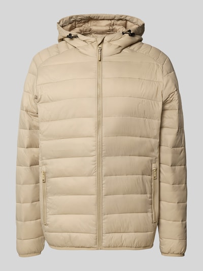Jack & Jones Steppjacke mit Reißverschlusstaschen Modell 'BRADLEY' Beige 2