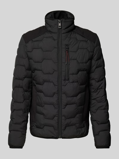 Tom Tailor Regular Fit Steppjacke mit Stehkragen Black 2