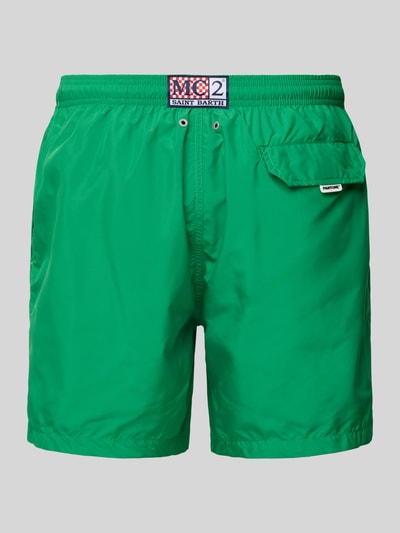 MC2 Saint Barth Regular fit korte zwembroek met labelbadge, model 'LIGHTING PANTONE' Groen - 3