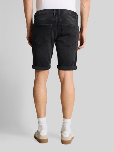 Tom Tailor Denim Szorty jeansowe o kroju slim fit z mieszanki bawełny model 'TTPIERS SLIM' Czarny 5