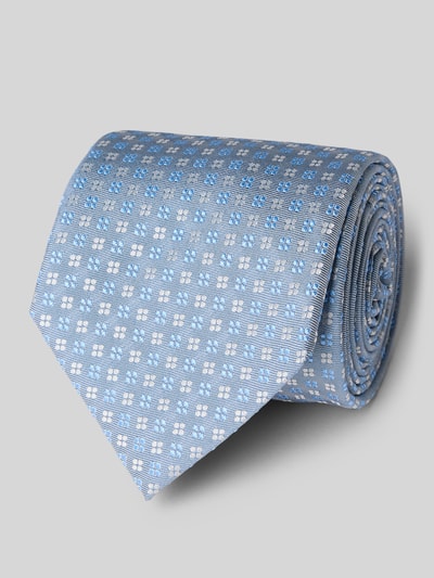 BOSS Stropdas van zijdemix  Bleu - 1