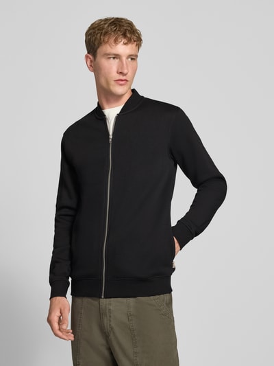 ONLY & SONS Regular fit sweatjack van katoenmix model 'CERES' Zwart - 4