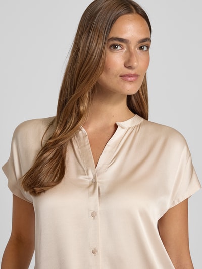 Someday Slim Fit Blusenshirt mit Tunikakragen Modell 'Koralie' Sand 3