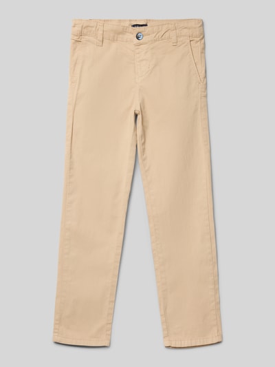 Blue Seven Regular Fit Chino mit Gürtelschlaufen Camel 1