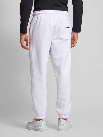 Karl Lagerfeld Sweatbroek met labeldetails Wit - 5